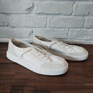 Hey Dude White Comfort Sneakers Shoes Mens 14M Cody M Sport Canvas Lightweight.